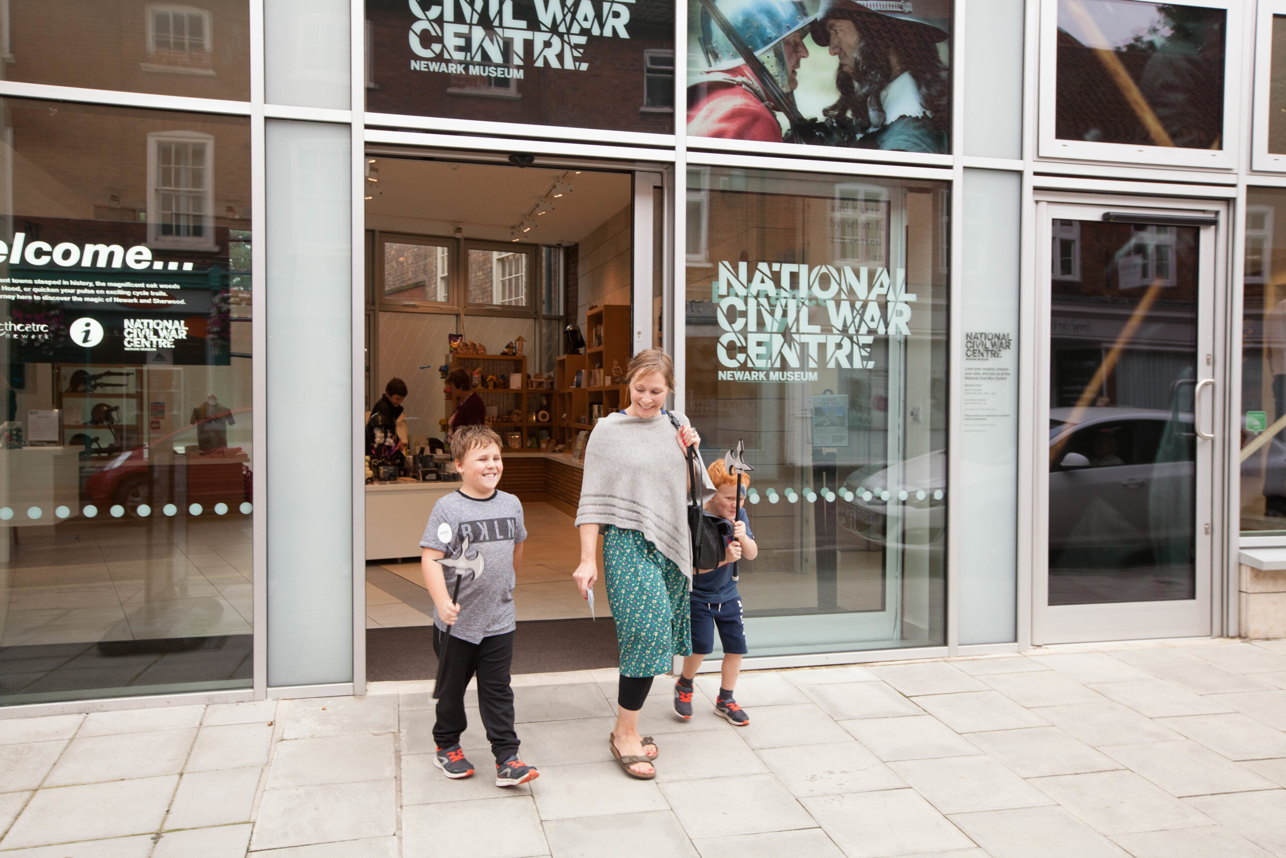 Children at the National Civil War Centre